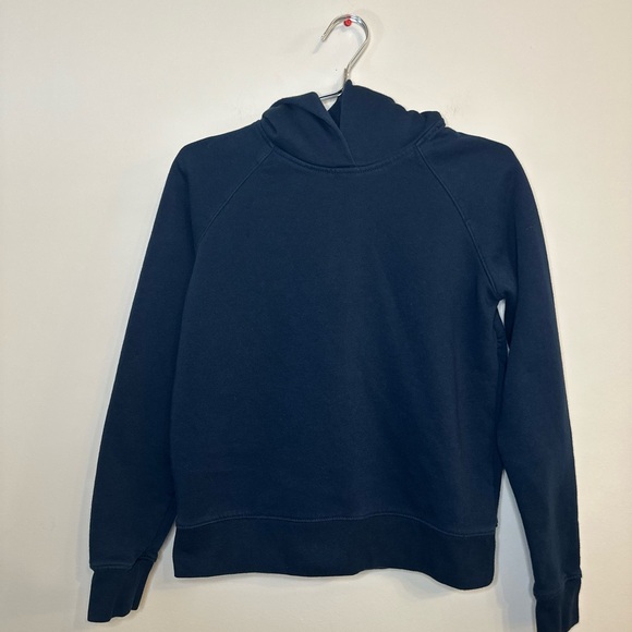 Fruit of the Loom Tops - Fruit of the Loom Crafted Comfort Fleece Lined Hoodie Navy Blue Size S